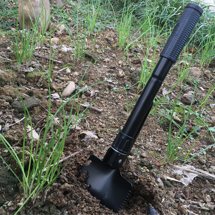 New Multi-Functional Small Shovel Folding Self-Defense Soldier Shovel Outdoor Camping Supplies Tool Survival