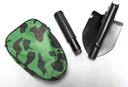 Outdoor multifunction folding shovel, field shovel garden shovels, large, medium and small folding spade AT101.