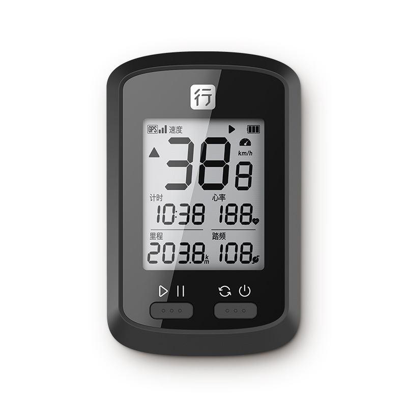 Bicycle Small G Code Meter Road Heart Rate Pedometer Speed GPS Positioning Mountain Riding Wireless App Mileage Meter