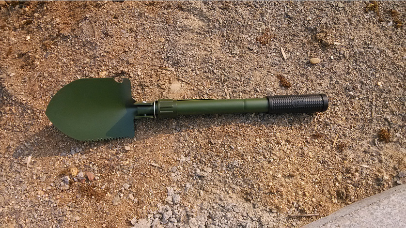 Wholesale Foreign Trade Sticky Bag Multi-Functional Life-Saving Shovel Shovel Fishing Folding Shovel Emergency Shovel Small Size