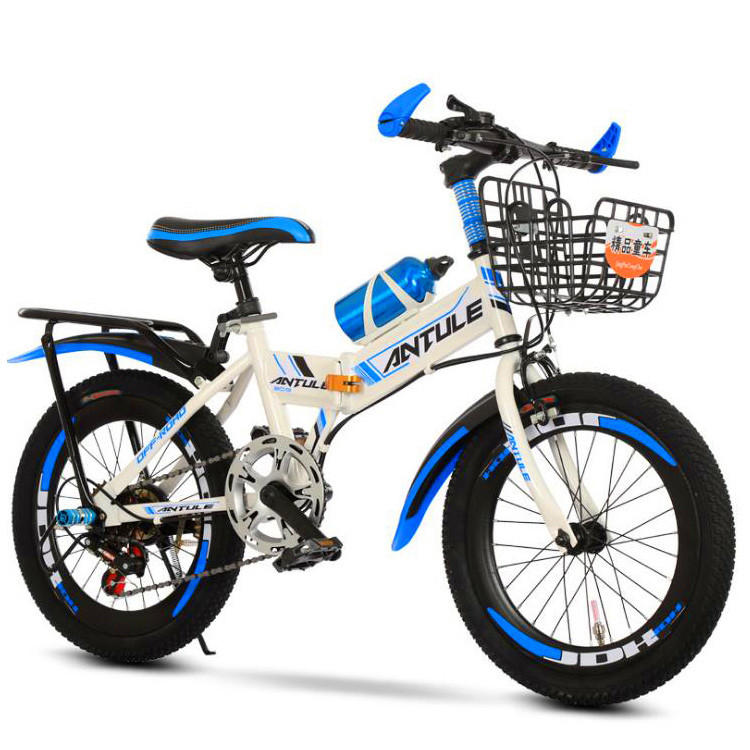 Children&#039;s folding bicycle 7-8-10-12-15 years old cuhk child/pupil mountain buggy boy pedaling