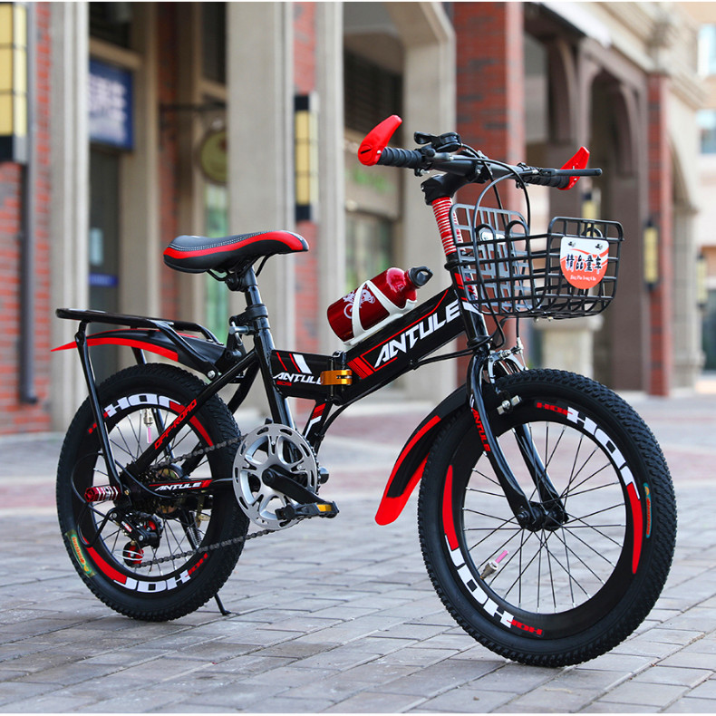 Children's folding bicycle 7-8-10-12-15 years old cuhk child/pupil mountain buggy boy pedaling