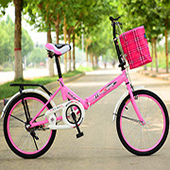 Children's folding bicycle 7-8-10-12-15 years old cuhk child/pupil mountain buggy boy pedaling