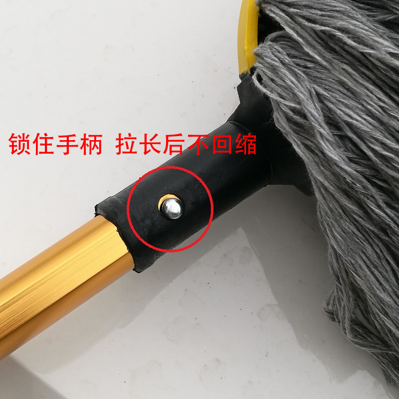 Line Telescopic Car Wax Mop Dust Sweeping Car Mop Duster Car Wash Cleaning Tools Brush Car Special