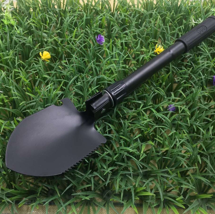 Wholesale Foreign Trade Sticky Bag Multi-Functional Life-Saving Shovel Shovel Fishing Folding Shovel Emergency Shovel Small Size
