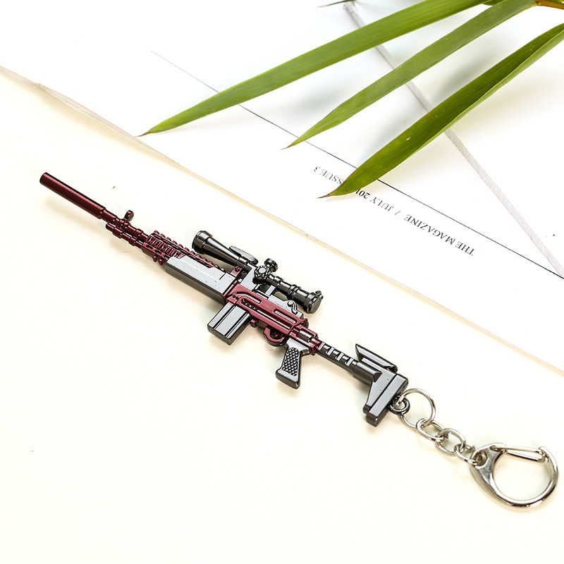 Jesus Survival Keychain Awmakm98k Weapon Model Pendant Keychain Chicken round 12cm Gift Jesus Survival Keychain Awmakm98k Weapon Model Pendant Keychain Chicken round 12cm Gift