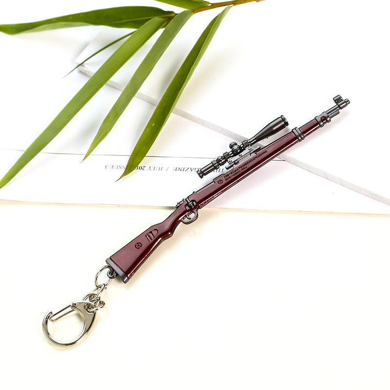 Jesus Survival Keychain Awmakm98k Weapon Model Pendant Keychain Chicken round 12cm Gift Jesus Survival Keychain Awmakm98k Weapon Model Pendant Keychain Chicken round 12cm Gift