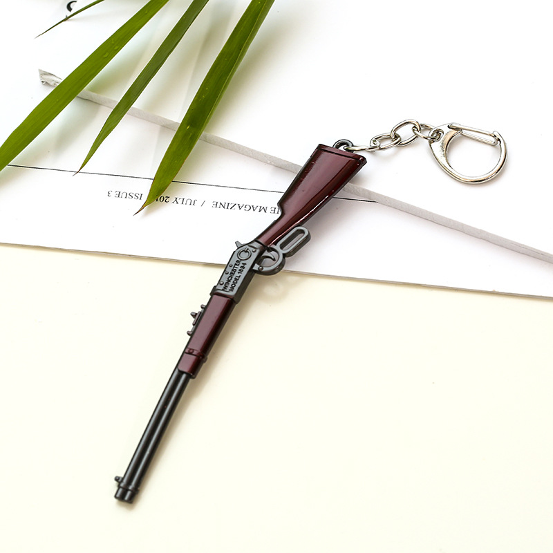 Jesus Survival Keychain Awmakm98k Weapon Model Pendant Keychain Chicken round 12cm Gift Jesus Survival Keychain Awmakm98k Weapon Model Pendant Keychain Chicken round 12cm Gift