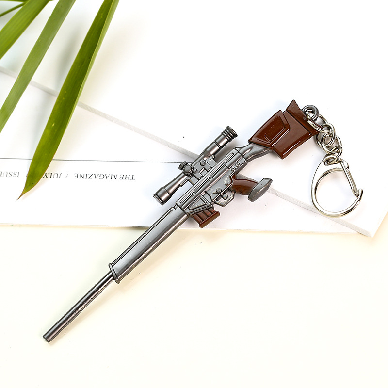 Jesus Survival Keychain Awmakm98k Weapon Model Pendant Keychain Chicken round 12cm Gift Jesus Survival Keychain Awmakm98k Weapon Model Pendant Keychain Chicken round 12cm Gift