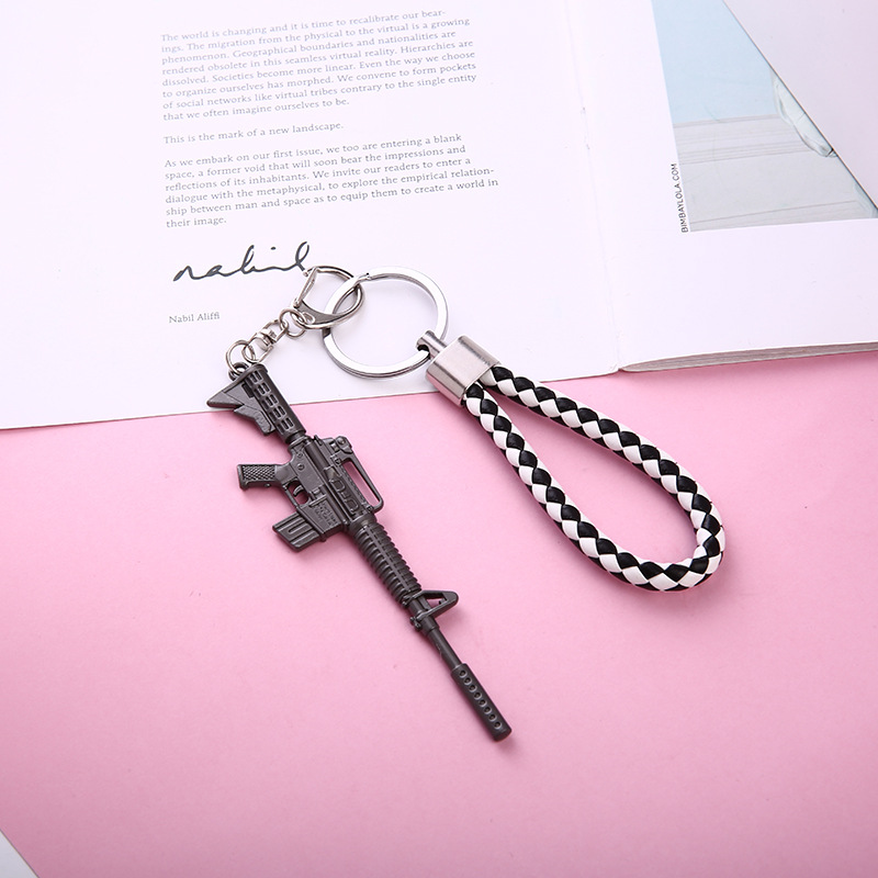 Jesus Survival Keychain Awmakm98k Weapon Model Pendant Keychain Chicken round 12cm Gift Jesus Survival Keychain Awmakm98k Weapon Model Pendant Keychain Chicken round 12cm Gift