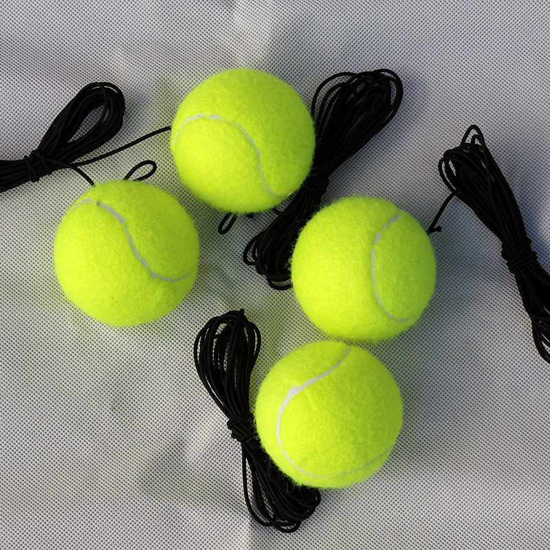 Tennis Base with Rope Single Person Tennis Trainer Tennis Training Item SelfTaught Rebound Device Tennis Sparring Device