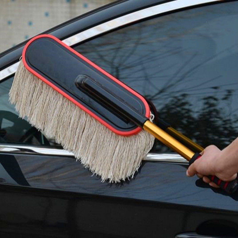 Car Supplies Duster Car Mop Cotton Thread Wax Mop Wax Brush Cleaning Supplies Cleaning Tools Car Brush Cleaning