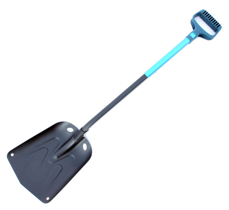 Aluminum Alloy Multi-Functional Long Handle Winter Snow Shovel Car off-Road Small Shovel Outdoor Folding Snow Plough Shovel Winter Snow Shovel Wholesale