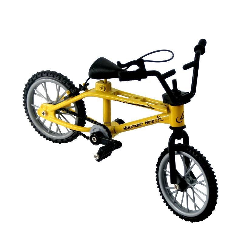 Toy Finger Road Bike Finger Bicycle Motocross Mini Alloy Bicycle Model Double Pole Bicycle Amazon Hot Sale