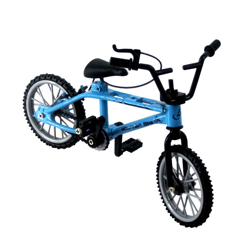 Toy Finger Road Bike Finger Bicycle Motocross Mini Alloy Bicycle Model Double Pole Bicycle Amazon Hot Sale