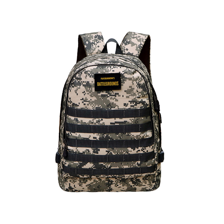 Jesus Survival Backpack Eating Chicken Same Style Level 3 Backpack Camouflage Student Schoolbag Large Capacity Men&#039;s and Women&#039;s Travel Bag Backpack