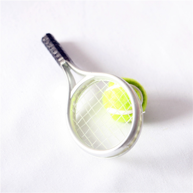 Dollhouse Doll House Mini Scene Accessories Simulation Mini Sports Supplies Tennis Rackets Tennis Model Set Dollhouse Doll House Mini Scene Accessories Simulation Mini Sports Supplies Tennis Rackets Tennis Model Set