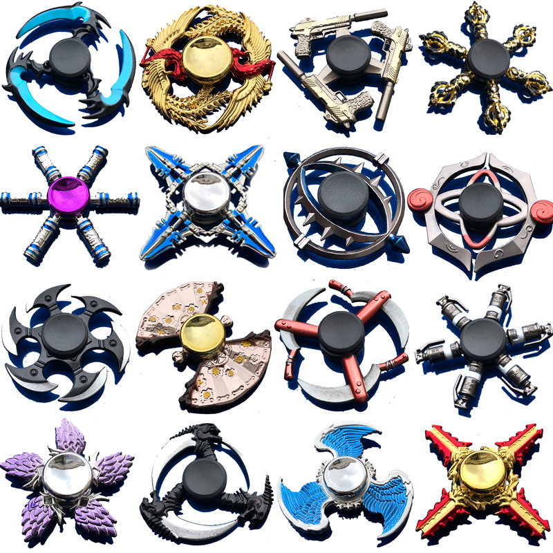 Xu Jutao New Chicken Metal Fidget Spinner Popular Fortress Hand Spinner Jesus Survival Toy Stall