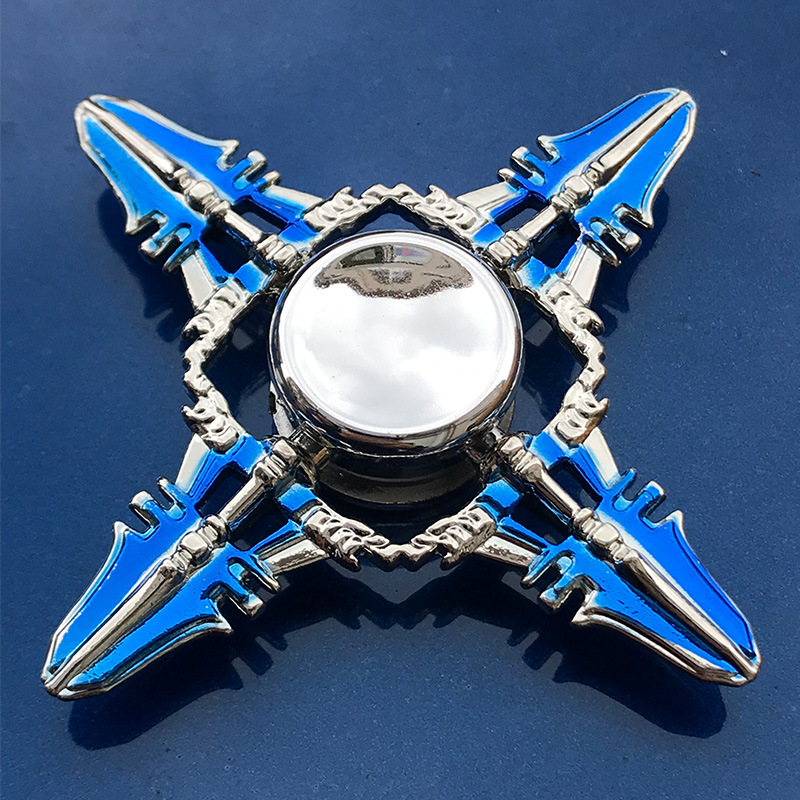 Xu Jutao New Chicken Metal Fidget Spinner Popular Fortress Hand Spinner Jesus Survival Toy Stall