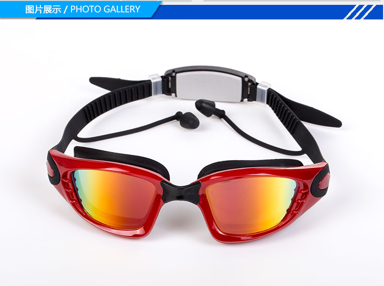 Hot style electroplating goggles for swimming goggles waterproof mist adult goggles adult goggles box manufactur