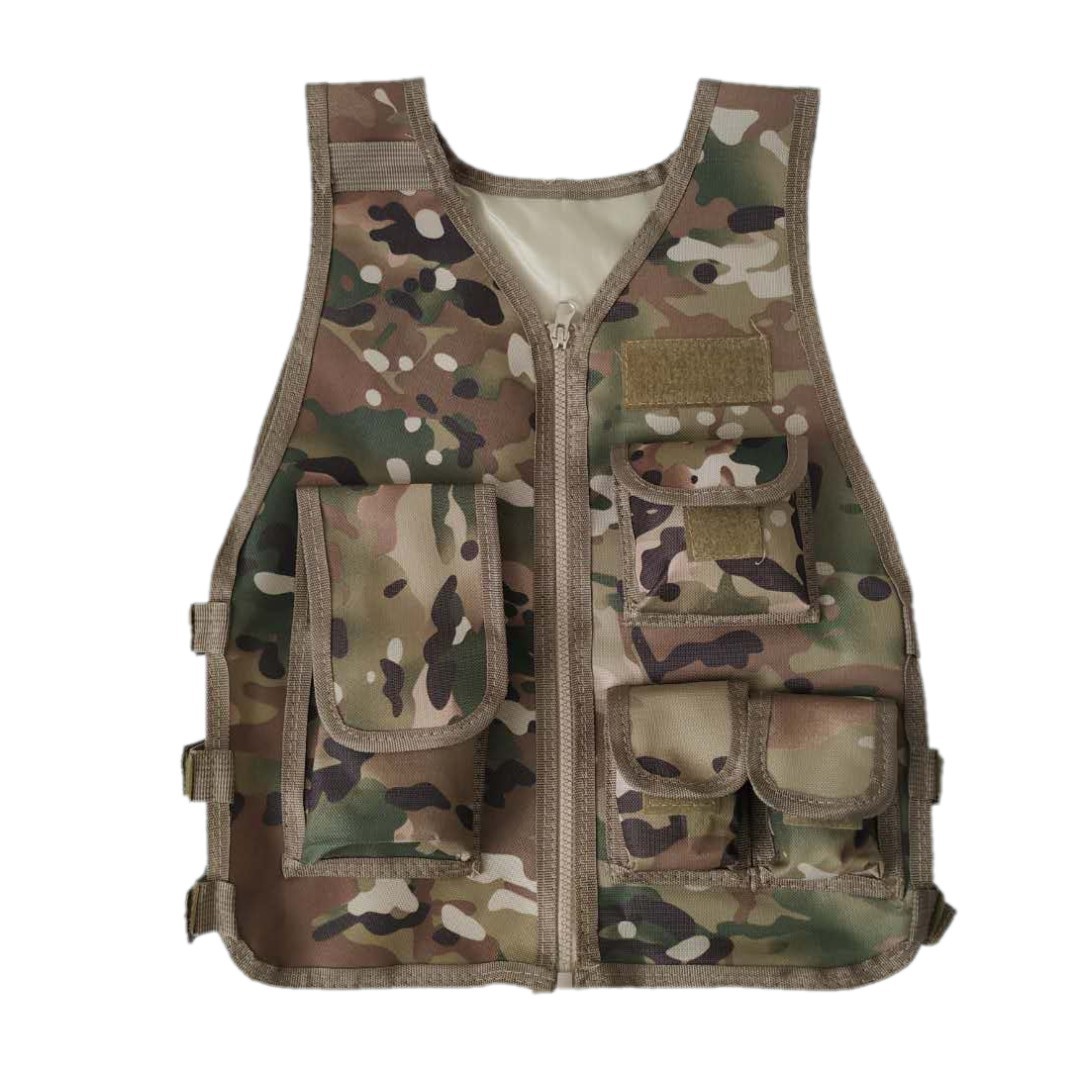 Camouflage Children's Clothing Camouflage Clothing Chicken-Eating Military Fans Outdoor Jesus Survival Children's Vest Level 3 Armor Clothing Tactical Vest