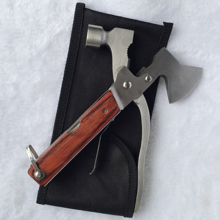 Survival Axe Head Hammer Outdoor Universal SelfDefense Emergency Tool MultiFunctional Outdoor Emergency Axe