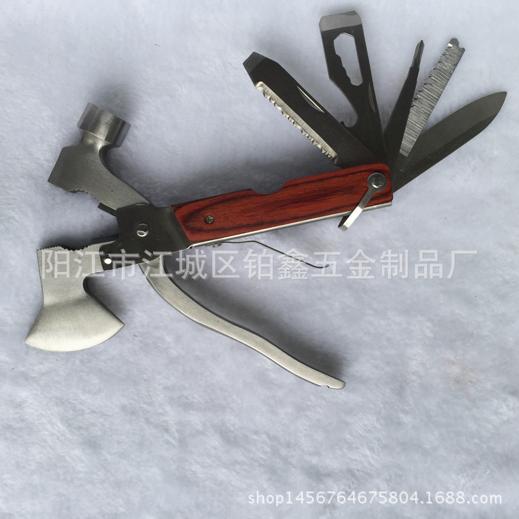 Survival Axe Head Hammer Outdoor Universal SelfDefense Emergency Tool MultiFunctional Outdoor Emergency Axe