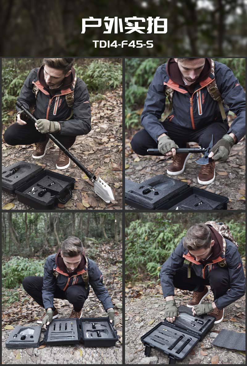 Shovel Multifunctional Suit Outdoor Supplies EDC Army Folding Spade Military Shovel Equipment Camping Axe Camping Tools