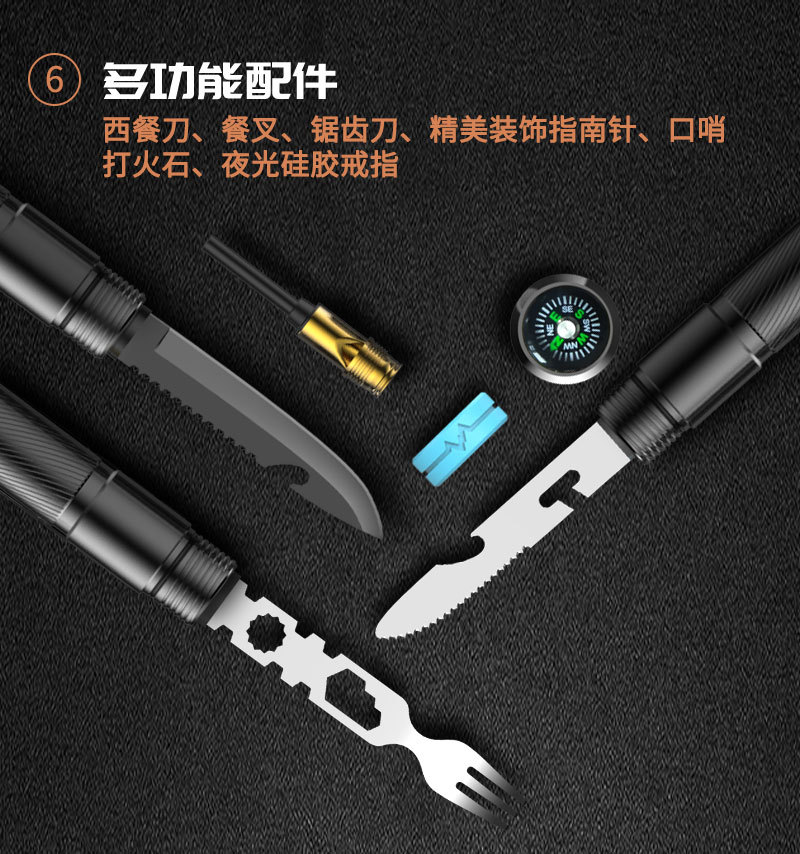 Shovel Multifunctional Suit Outdoor Supplies EDC Army Folding Spade Military Shovel Equipment Camping Axe Camping Tools