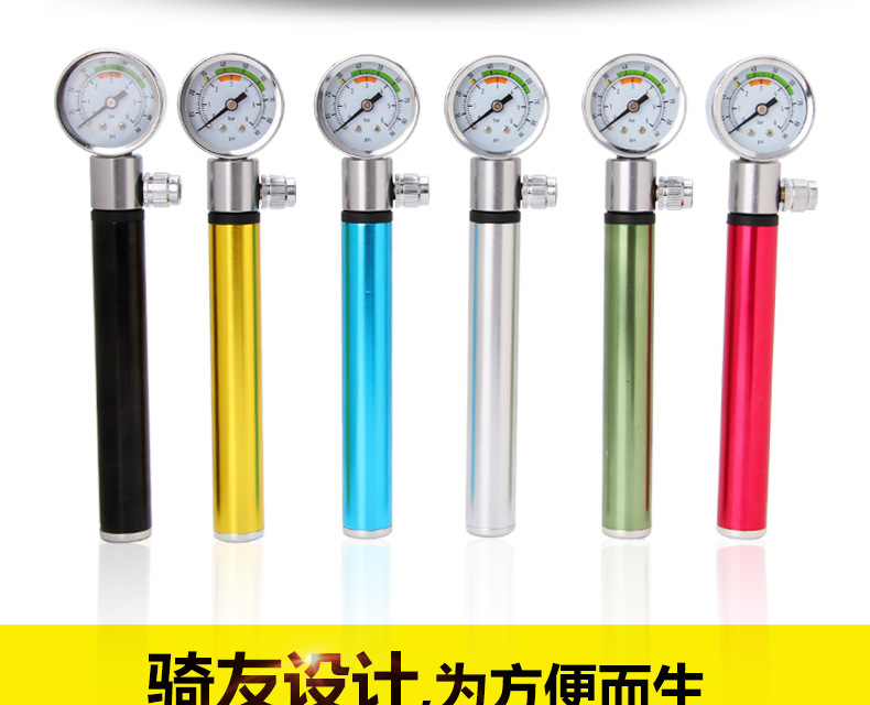 Manual mini air pump bicycle general purpose air cylinder outdoor bicycle portable air pump