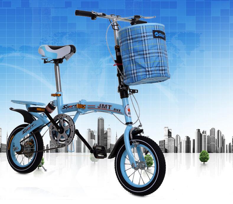 Children folding bicycle adult 16-inch 20-inch high-grade children's road bicycle 12 inches.