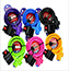 Half-Finger Riding Gloves Mountain Bike Silicone Half Finger Bicycle Gloves Four-Color Bicycle Sports Gloves Fingerless Non-Slip