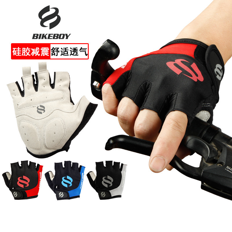 Summer Half-Finger Riding Gloves Thin Men and Women Breathable Sun Protection Fitness Mountaineering Open Finger Tactical Half Finger Gloves