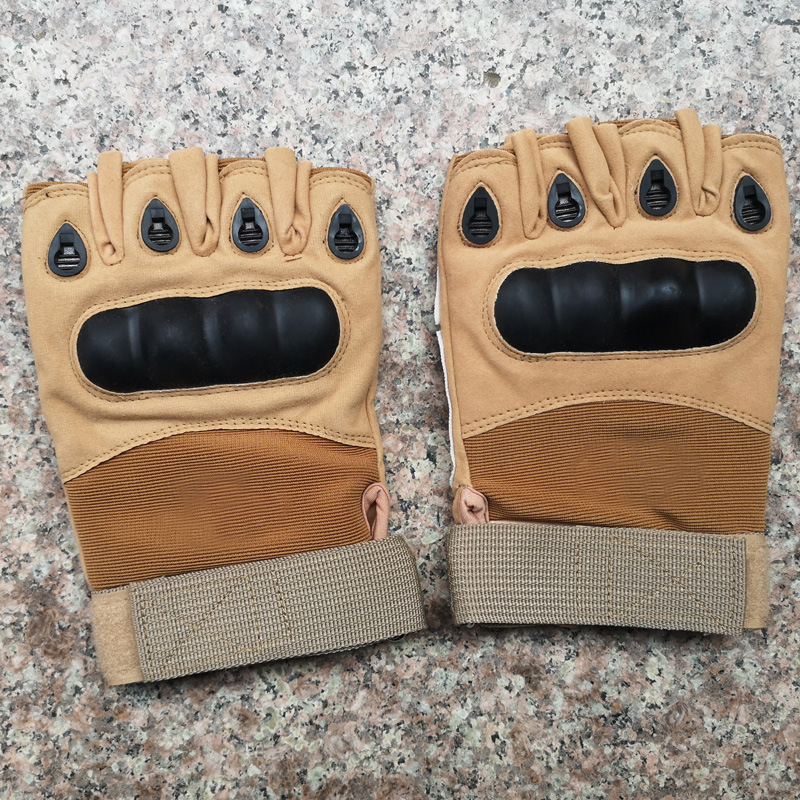 SOURCE Factory Direct Sales Training Outdoor Tactics Gloves Cross-Border Wholesale Sports Outdoor Riding Half-Finger Tactical Gloves