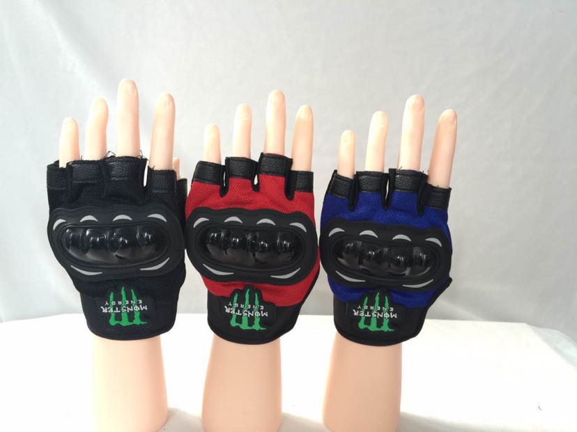 Sports motorcycle non-slip changed hand gloves hard shell half-finger gloves Sports motorcycle non-slip changed hand gloves hard shell half-finger gloves