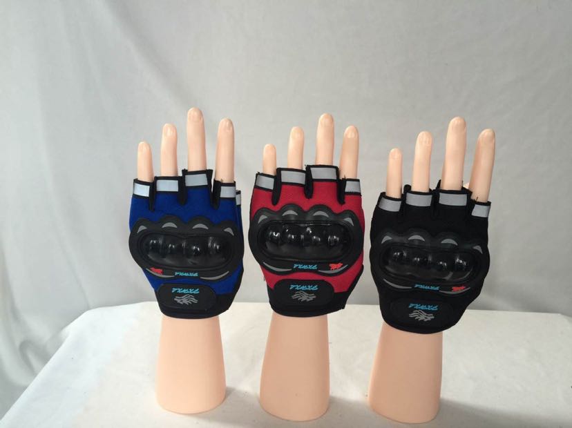 Sports motorcycle non-slip changed hand gloves hard shell half-finger gloves Sports motorcycle non-slip changed hand gloves hard shell half-finger gloves