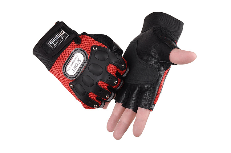 Half-Finger Riding Gloves Men's Spring, Summer, Autumn Breathable and Wearable Outdoor Sports Bicycle Motorcycle Student Fitness Gloves Half-Finger Riding Gloves Men's Spring, Summer, Autumn Breathable and Wearable Outdoor Sports Bicycle Motorcycle Student Fitness Gloves