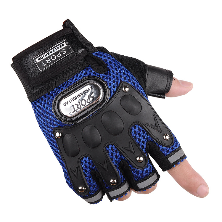 Half-Finger Riding Gloves Men's Spring, Summer, Autumn Breathable and Wearable Outdoor Sports Bicycle Motorcycle Student Fitness Gloves Half-Finger Riding Gloves Men's Spring, Summer, Autumn Breathable and Wearable Outdoor Sports Bicycle Motorcycle Student Fitness Gloves