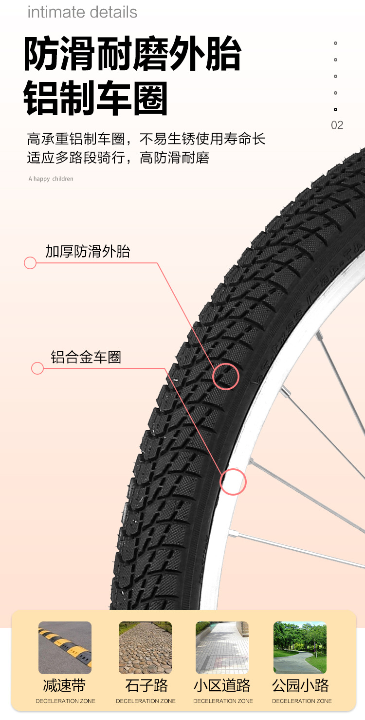 22-Inch 24-Inch Parent-Child Car Mother and Child Car Baby Bicycle Adult Bicycle Double Bicycle Geared Bicycle Female