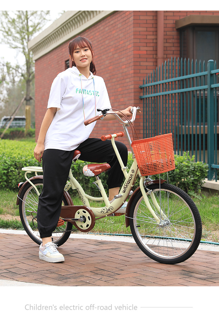 22-Inch 24-Inch Parent-Child Car Mother and Child Car Baby Bicycle Adult Bicycle Double Bicycle Geared Bicycle Female