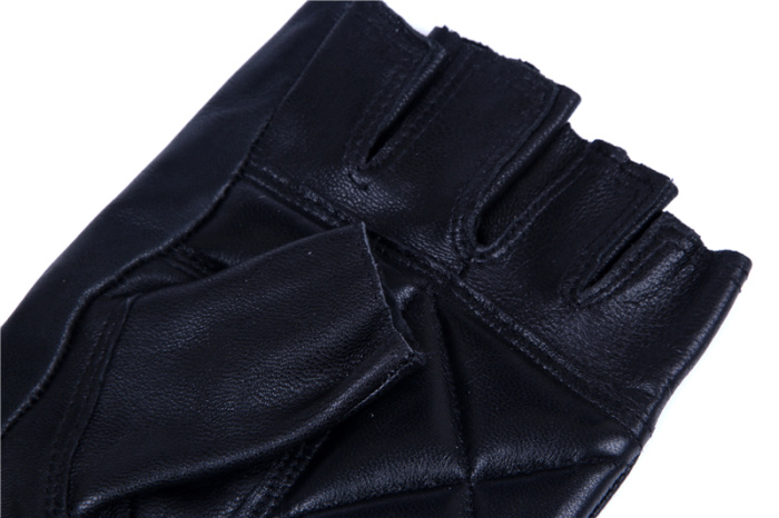 Goatskin half-finger gloves spring and antumn unisex half-finger gloves Goatskin half-finger gloves spring and antumn unisex half-finger gloves