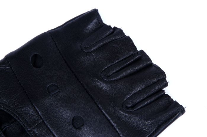 Goatskin half-finger gloves spring and antumn unisex half-finger gloves Goatskin half-finger gloves spring and antumn unisex half-finger gloves