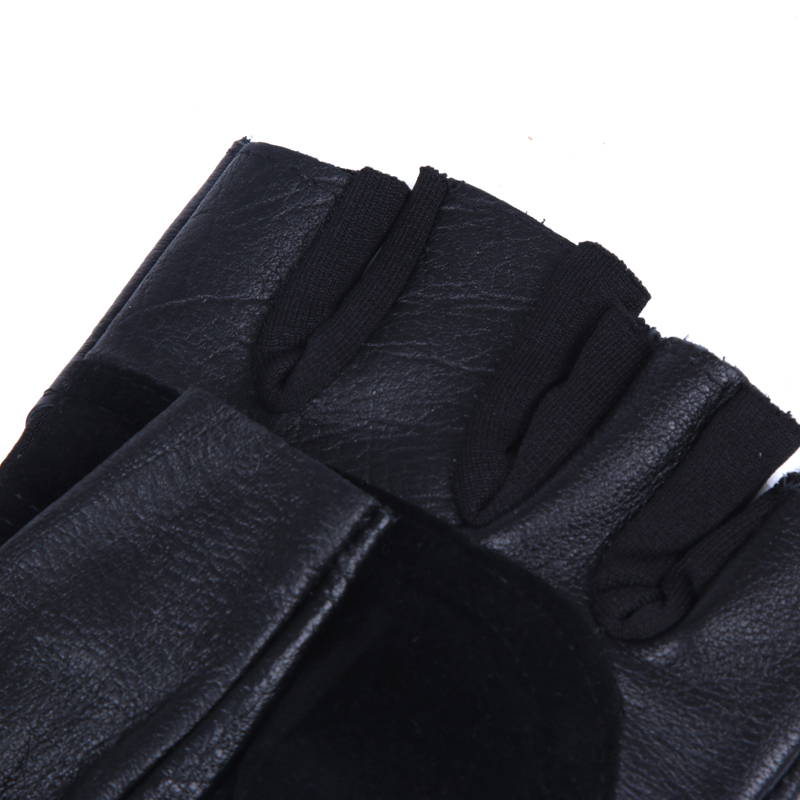 Sports gloves riding cattlehide half-finger gloves durable and anti-skid gloves