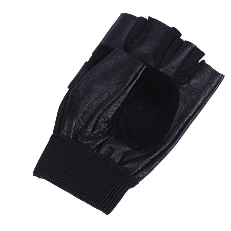 Sports gloves riding cattlehide half-finger gloves durable and anti-skid gloves
