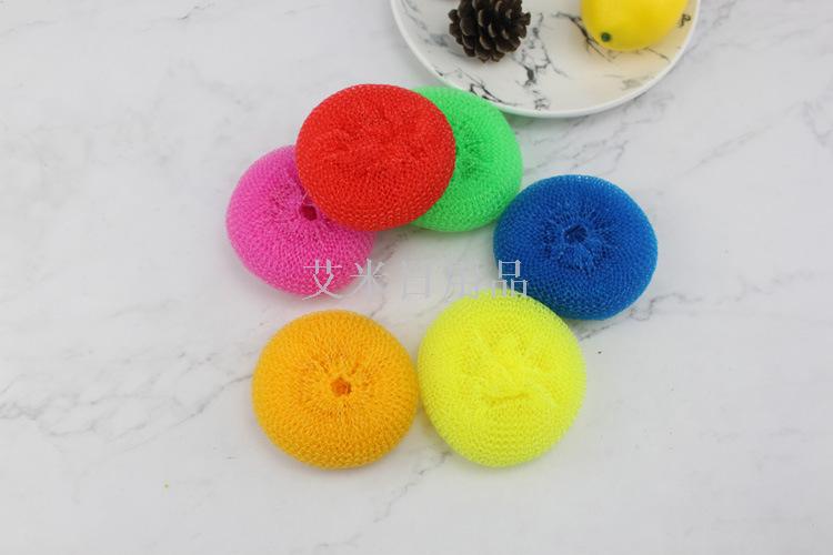 6g3 sets of eco-friendly colored plastic wire cleaning ball pet/pp fiber woven tennis ball wholesale brush pot 6g3 sets of eco-friendly colored plastic wire cleaning ball pet/pp fiber woven tennis ball wholesale brush pot