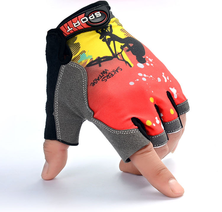 Half-Finger Riding Gloves Men's and Women's Outdoor Mountaineering Running Tactical Fishing Gloves Advertising Gloves Customized Printed Logo Half-Finger Riding Gloves Men's and Women's Outdoor Mountaineering Running Tactical Fishing Gloves Advertising Gloves Customized Printed Logo