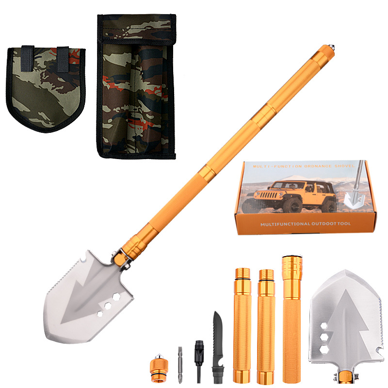 Camping Outdoor Multi-Functional Soldier Shovel Outdoor Camping Supplies Engineering Shovel Folding Table for Car Carbon Steel Soldier Shovel Camping Outdoor Multi-Functional Soldier Shovel Outdoor Camping Supplies Engineering Shovel Folding Table for Car Carbon Steel Soldier Shovel