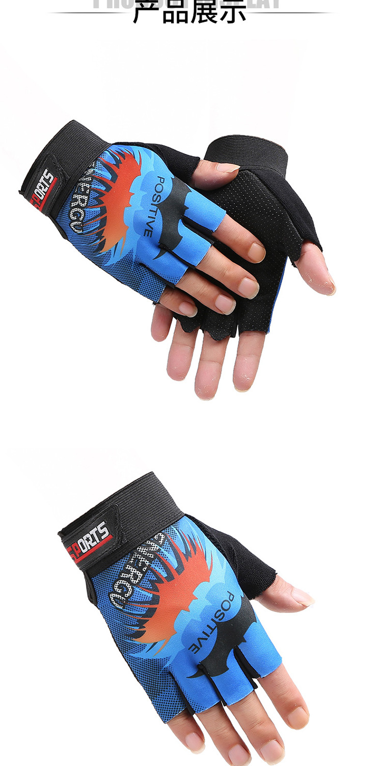 Manufacturer Direct Wholesale Bat Cycling Fishing Half-Finger Fitness Gloves Breathable Comfortable and Non-Slip Wear-Resistant and Sweat-Wiping Four Seasons Manufacturer Direct Wholesale Bat Cycling Fishing Half-Finger Fitness Gloves Breathable Comfortable and Non-Slip Wear-Resistant and Sweat-Wiping Four Seasons