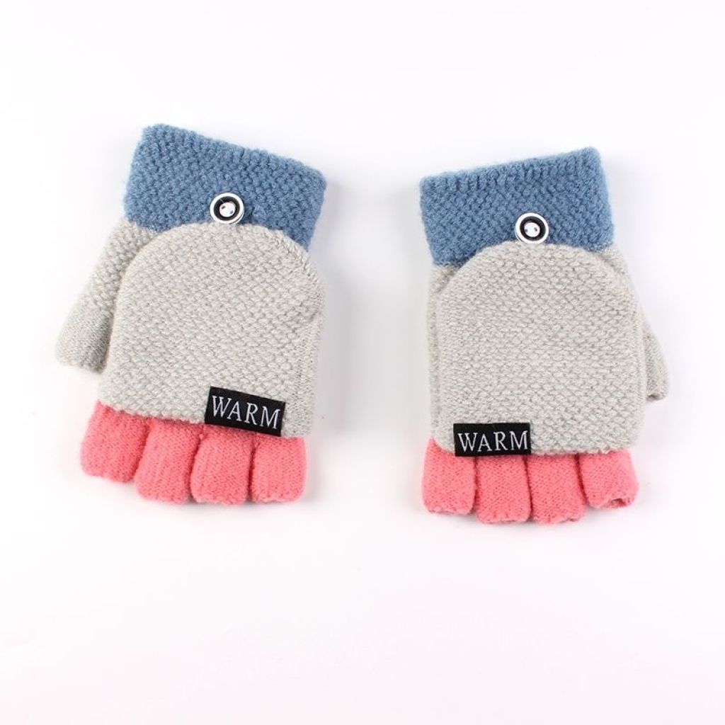 Warm gloves half-finger clamshell wool knitting thickening wholesale Warm gloves half-finger clamshell wool knitting thickening wholesale