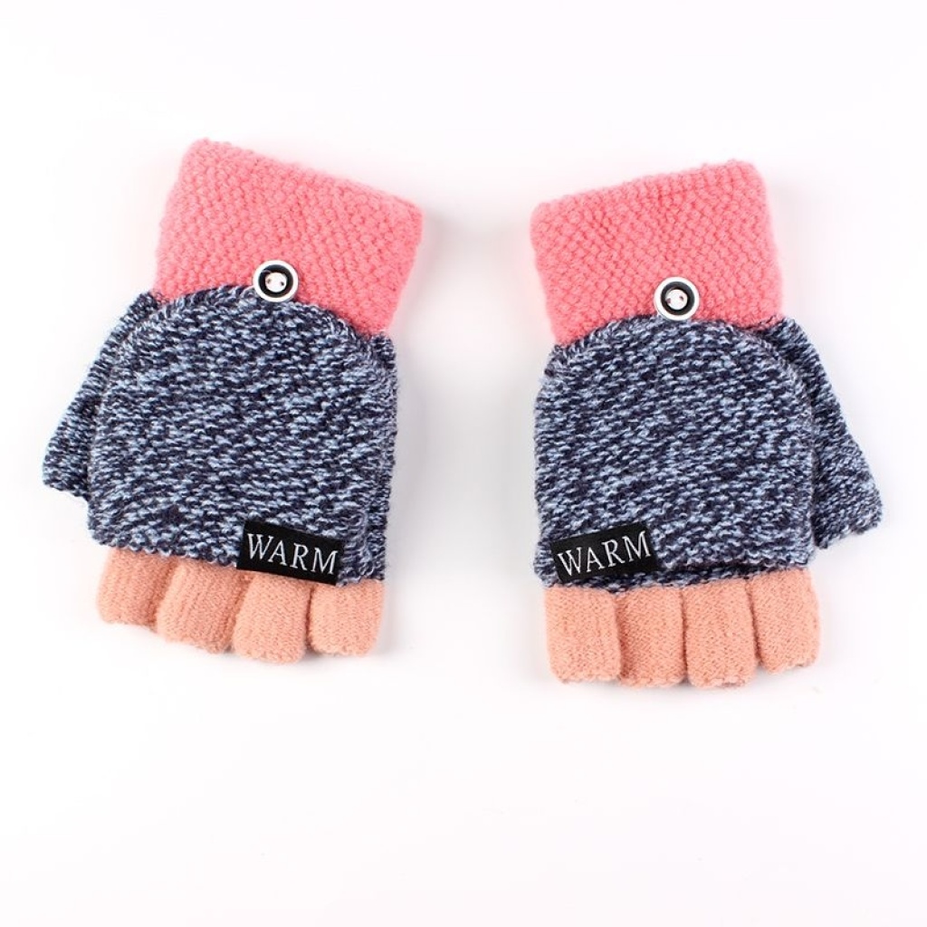 Warm gloves half-finger clamshell wool knitting thickening wholesale Warm gloves half-finger clamshell wool knitting thickening wholesale
